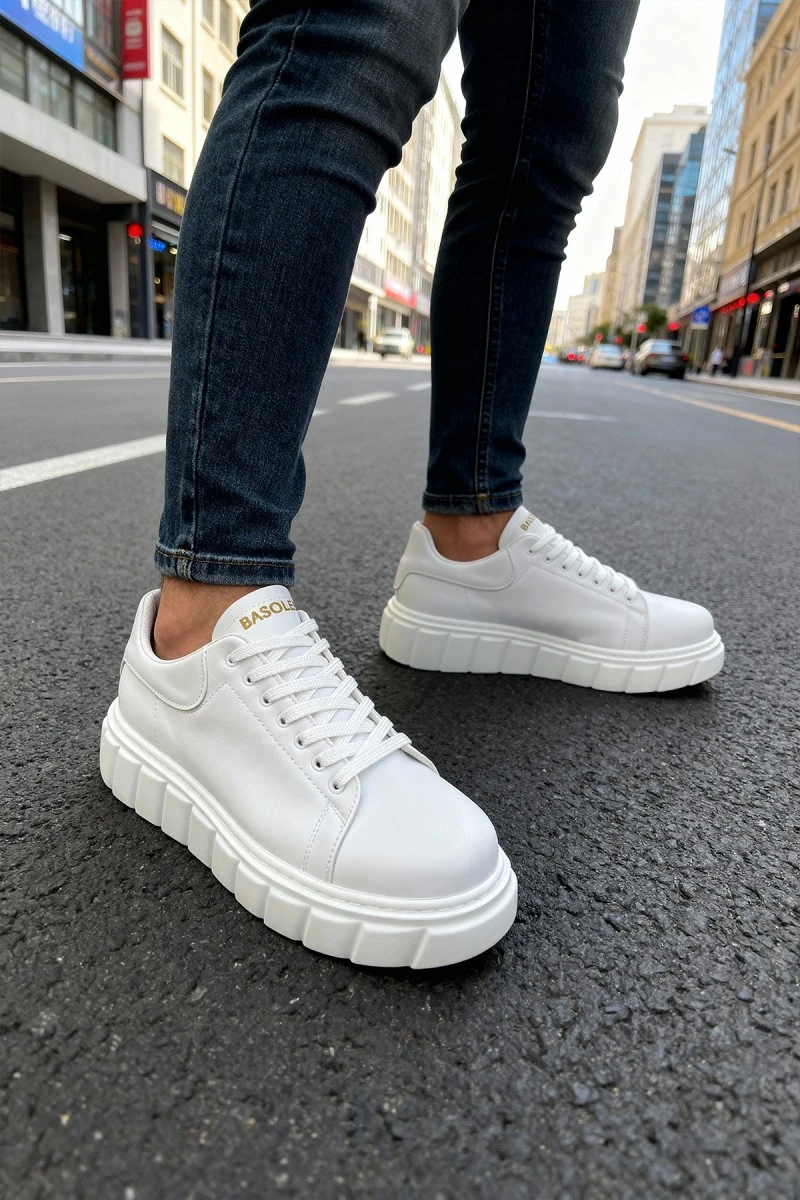 Mens Sneakers - White - 144