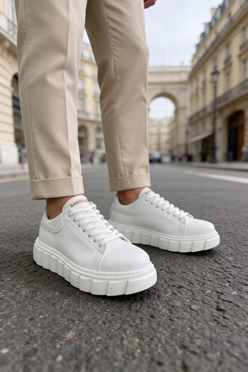 Mens Sneakers - White - 144