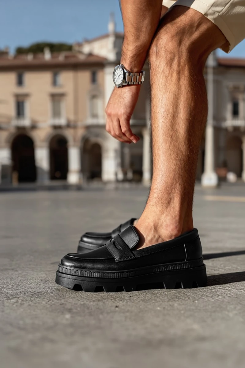 Mens Loafer - Black - 779