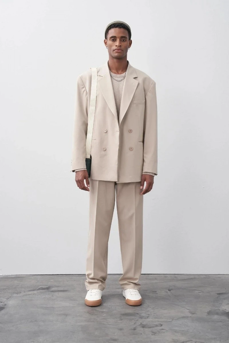 Men's Suit  - Beige - 30 - 821