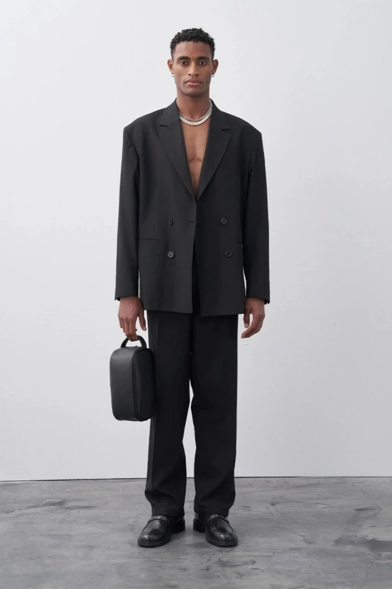 Men's Suit  - Black - 30 - 821