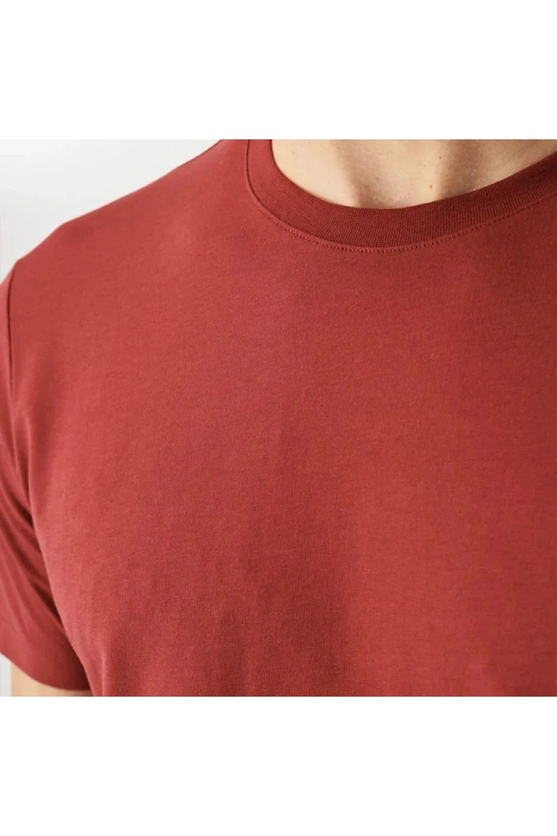 Mens T-shirt - Claret Red - 001