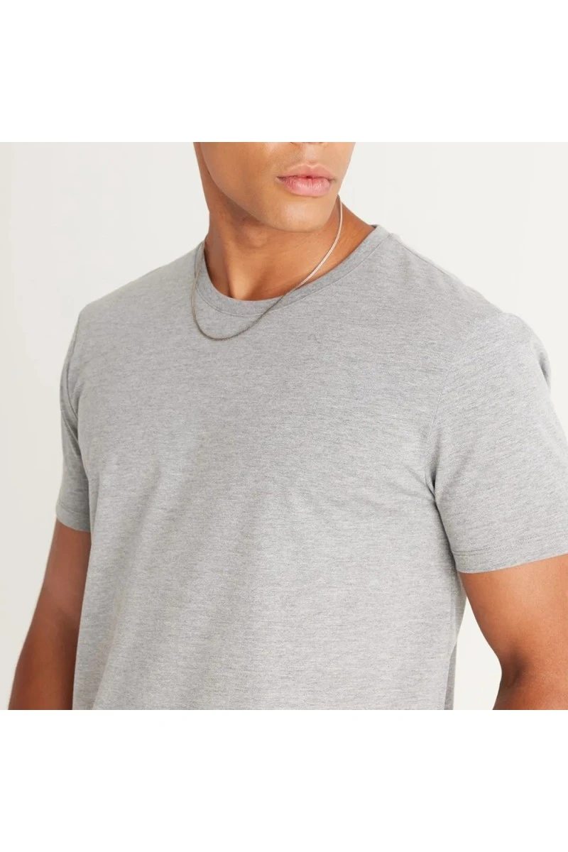 Mens T-shirt - Gray - 2 - 001