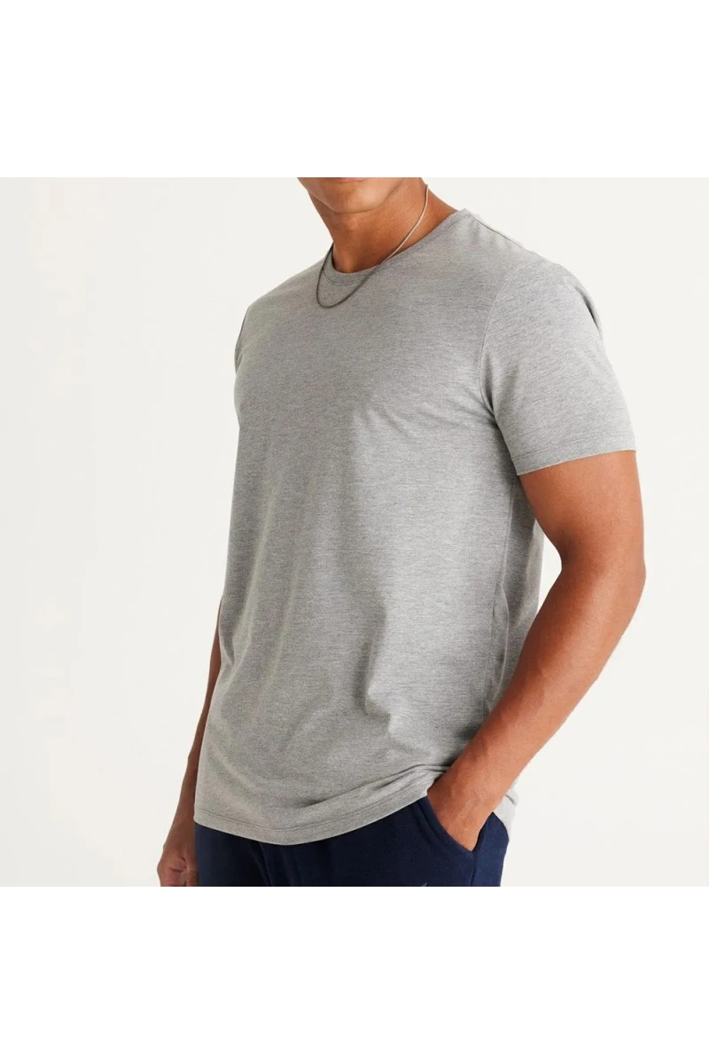 Mens T-shirt - Gray - 2 - 001