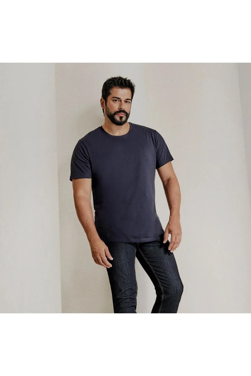 Mens T-shirt - Dark Blue - 001