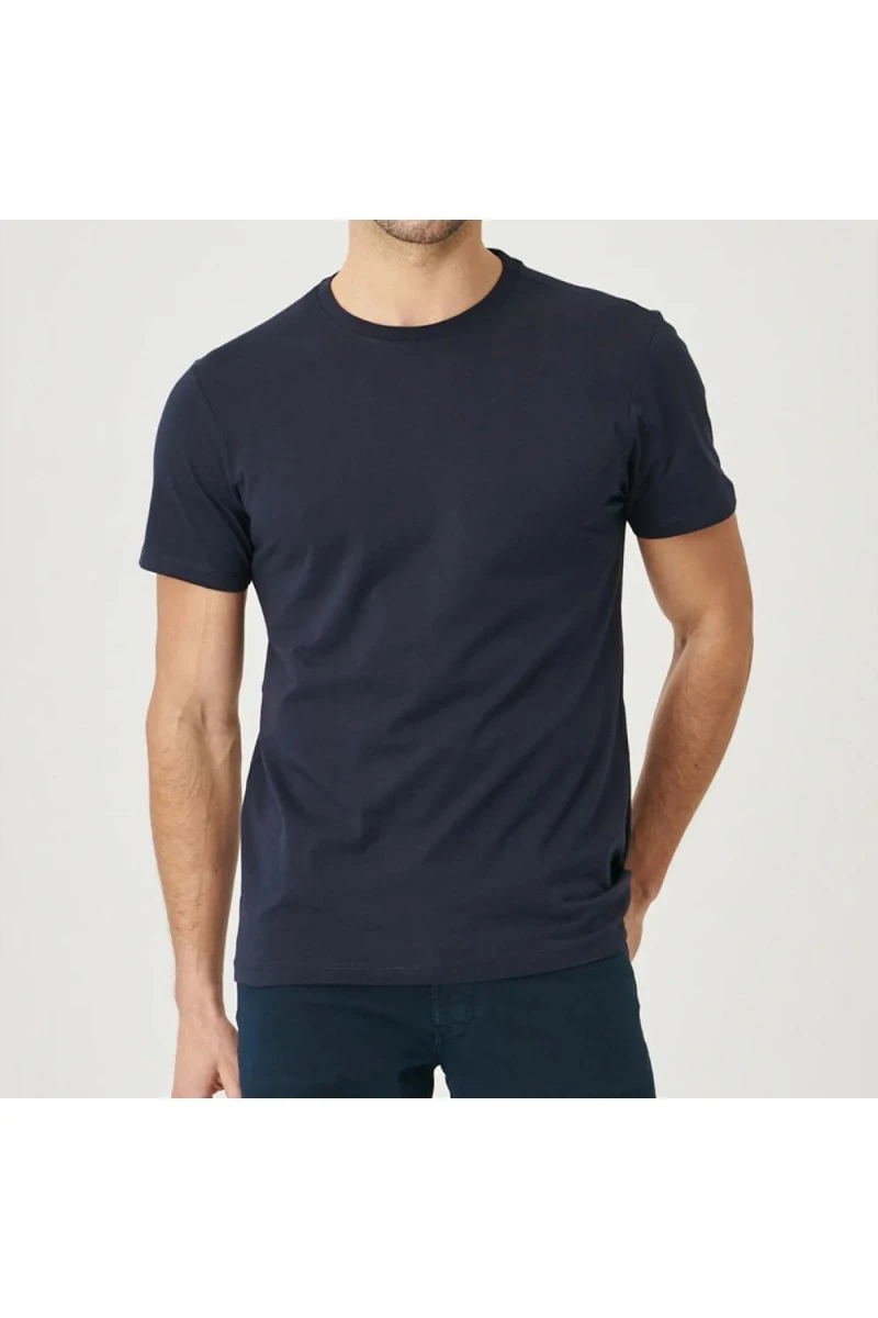 Mens T-shirt - Dark Blue - 001