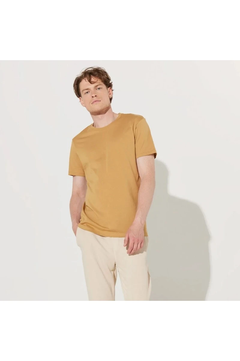 Mens T-shirt - Mustard - 001