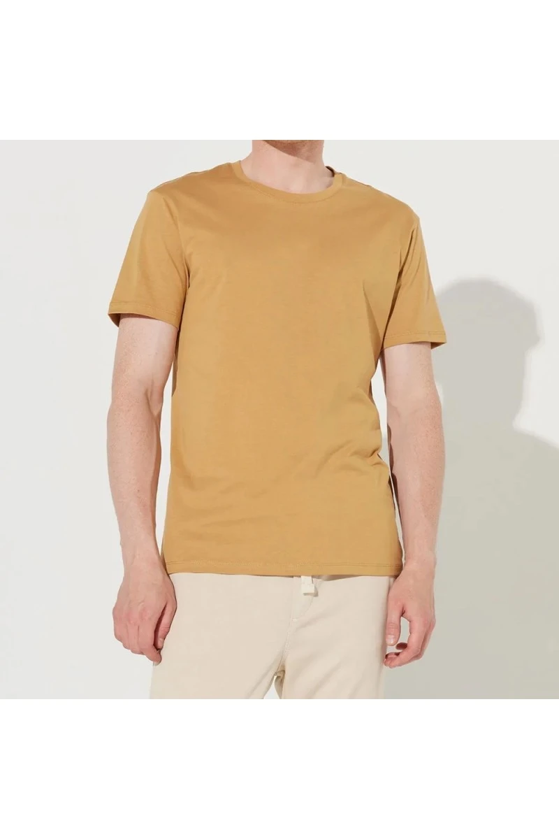 Mens T-shirt - Mustard - 001