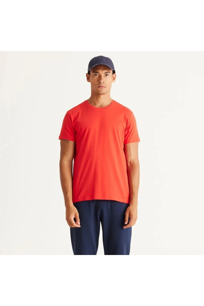 Mens T-shirt - Red - 1 - 001