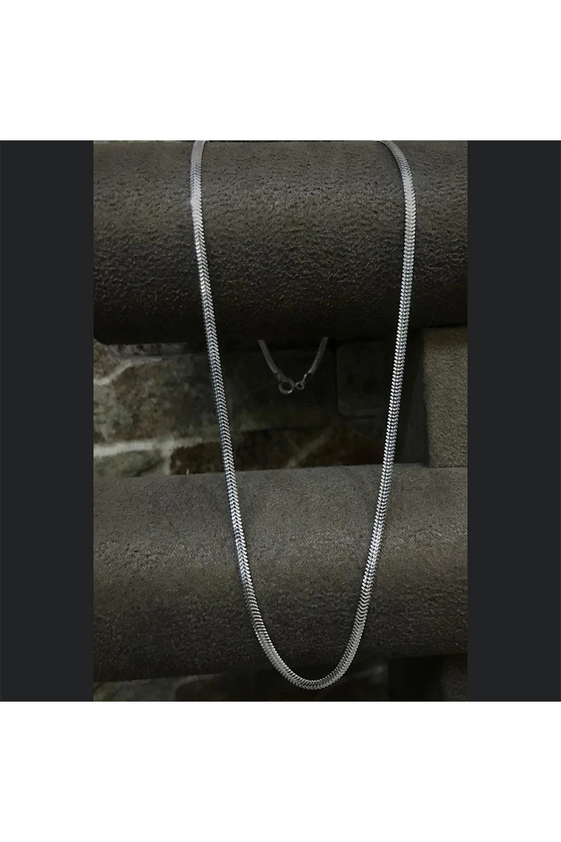 Mens Necklace - Silver - 23