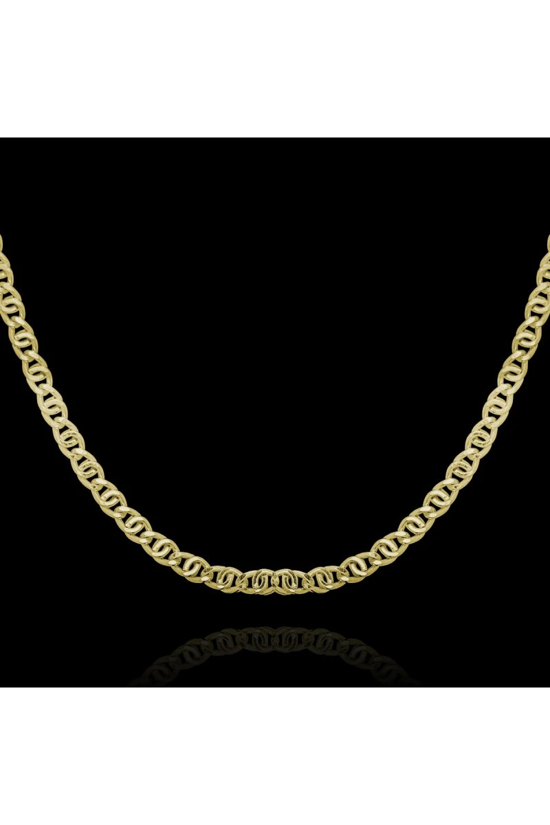 Mens Necklace - Silver - Gold - 50M