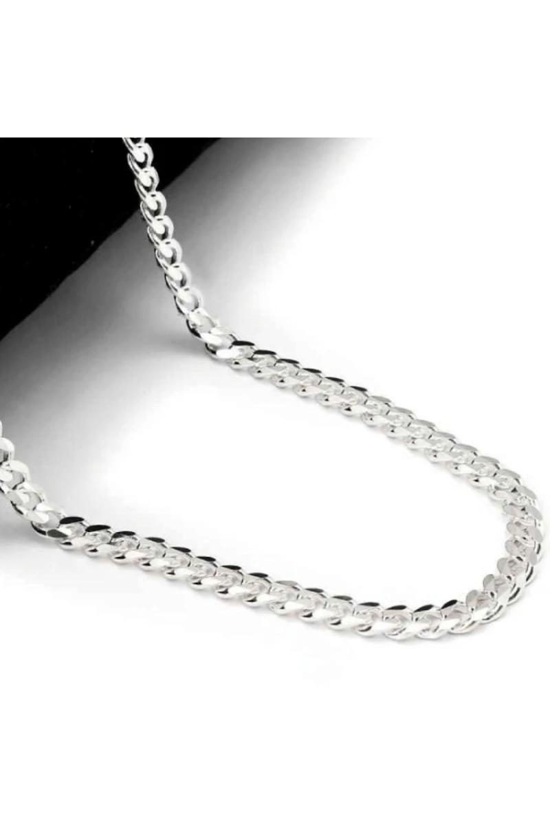 Mens Necklace - Silver - 03