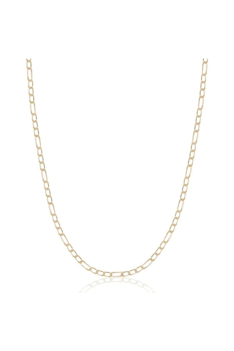 Mens Necklace - Silver - Gold - 3025