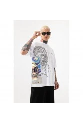 Unisex Oversized T-shirt - White - VAN GOGH
