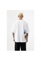 Unisex Oversized T-shirt - White - VAN GOGH