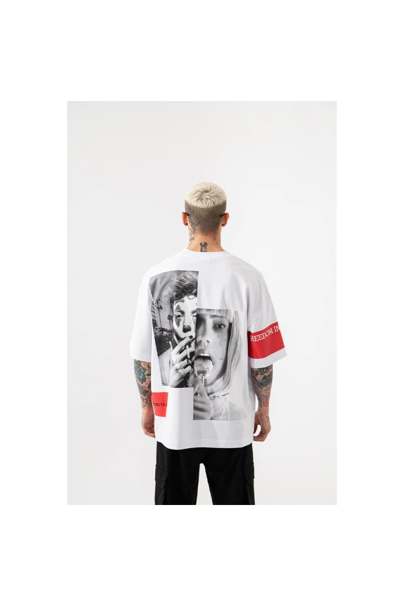 Unisex Oversized T-shirt  - White