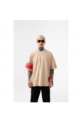 Unisex Oversized T-shirt  - Beige