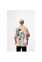 Unisex Oversized T-shirt  - Beige