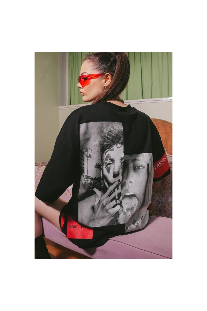 Unisex Oversized T-shirt  - Black