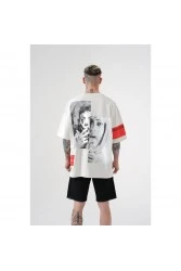 Unisex Oversized T-shirt  - Gray - 2