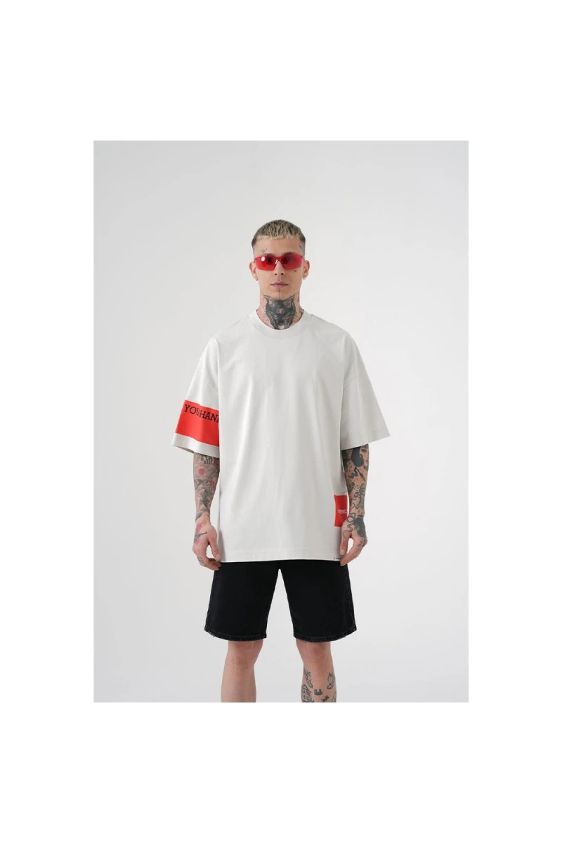 Unisex Oversized T-shirt  - Gray - 2