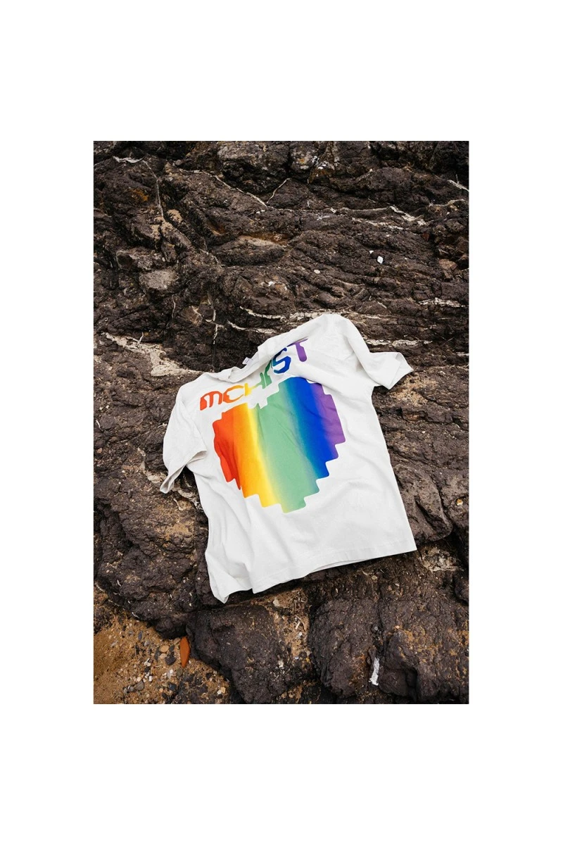 Unisex Oversized T-shirt - Gray - Mchnst