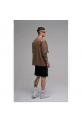 Unisex Oversized T-shirt - Brown - Rose