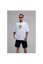 Unisex Oversized T-shirt  - White - Duck