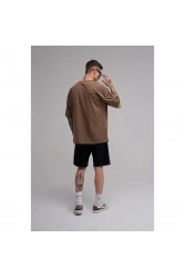 Unisex Oversized T-shirt - Brown - Duck