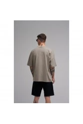 Unisex Oversized T-shirt - Khaki - Duck