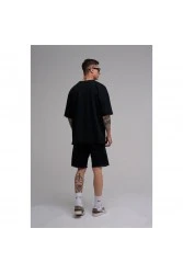 Unisex Oversized T-shirt - Black - Duck