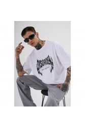Unisex Oversized T-shirt - White - Disorder