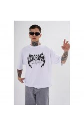 Unisex Oversized T-shirt - White - Disorder