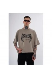Unisex Oversized T-shirt - Khaki - Disorder