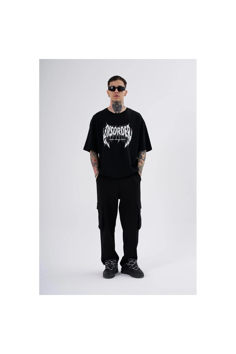 Unisex Oversized T-shirt - Black - Disorder