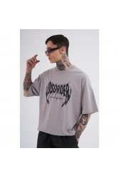 Unisex Oversized T-shirt - Gray - Disorder