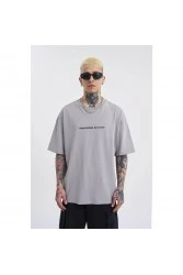 Unisex Oversized T-shirt - Ice Gray - Dangerous But Fun