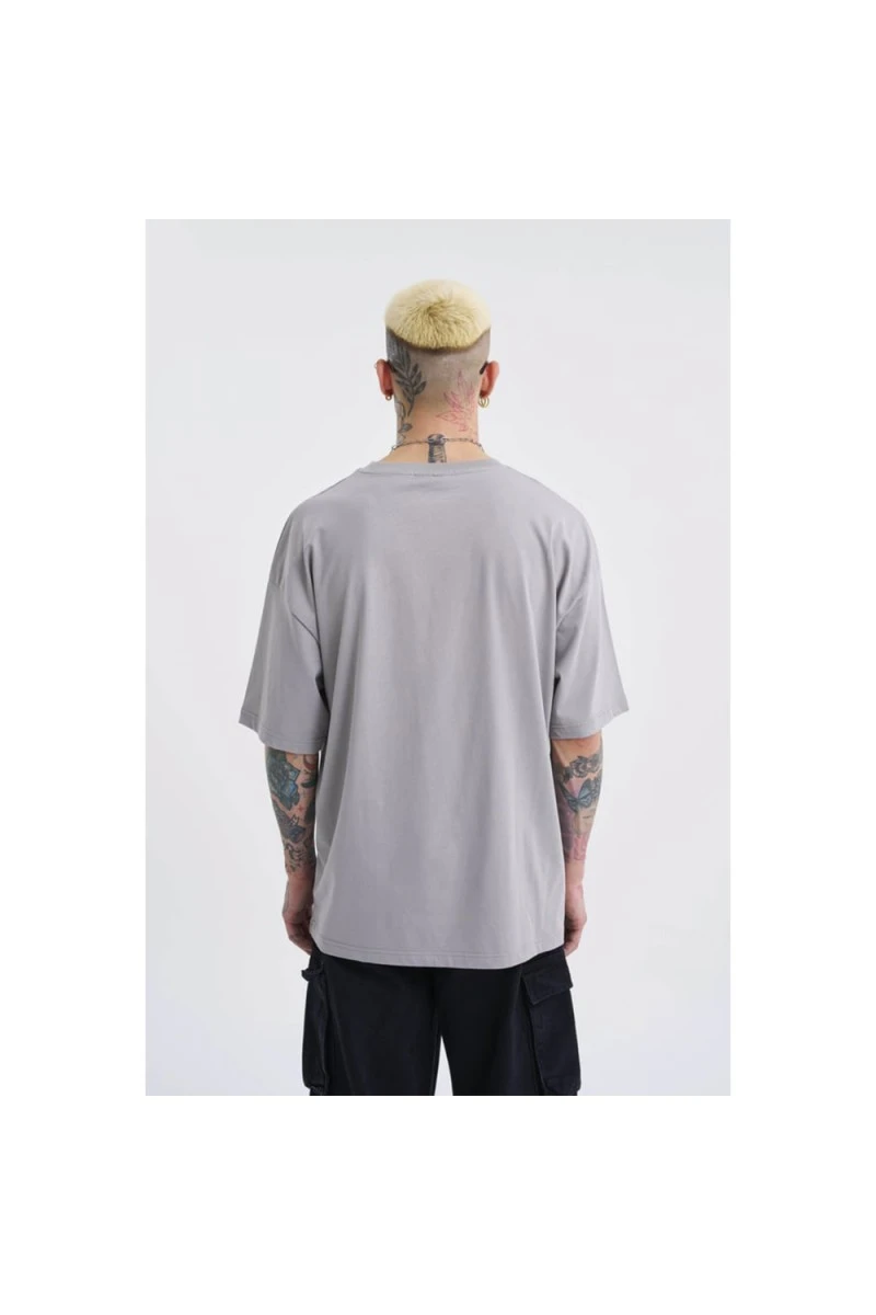 Unisex Oversized T-shirt - Ice Gray - Dangerous But Fun