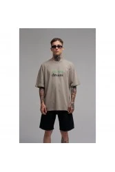 Unisex Oversized T-shirt - Khaki - Hunt Your Dream
