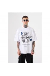 Unisex Oversized T-shirt - White - Free Spirit