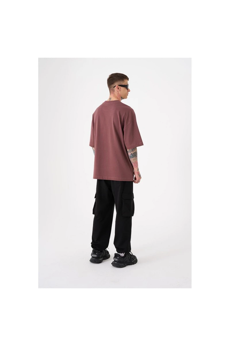 Unisex Oversized T-shirt - Damson - Free Spirit
