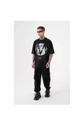 Unisex Oversized T-shirt  - Black - Free Spirit