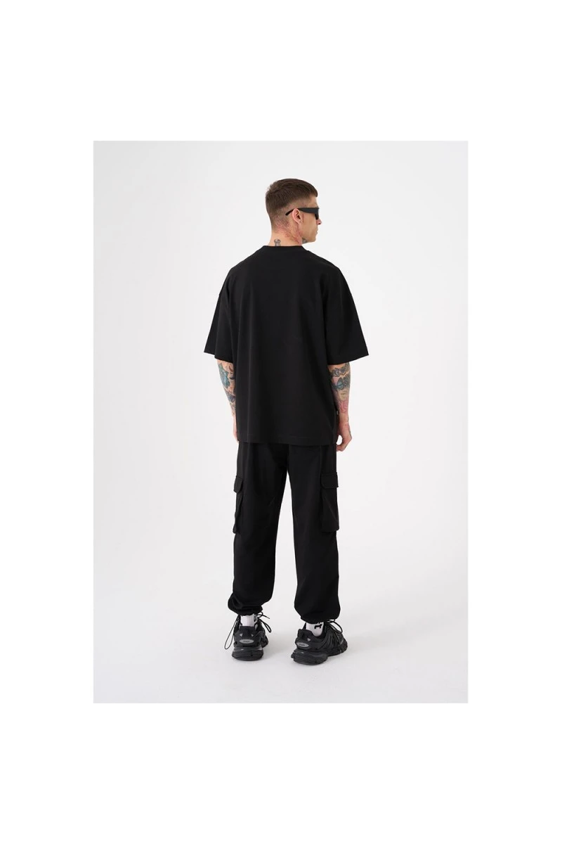 Unisex Oversized T-shirt  - Black - Free Spirit