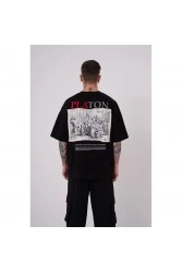 Unisex Oversized T-shirt - Black - Platon