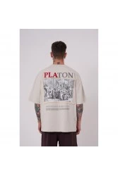 Unisex Oversized T-shirt - Gray - Platon