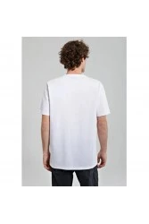 Mens T-shirt - White Black - Miav
