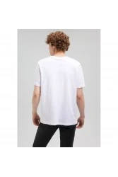 Mens T-shirt - White Red - Miav