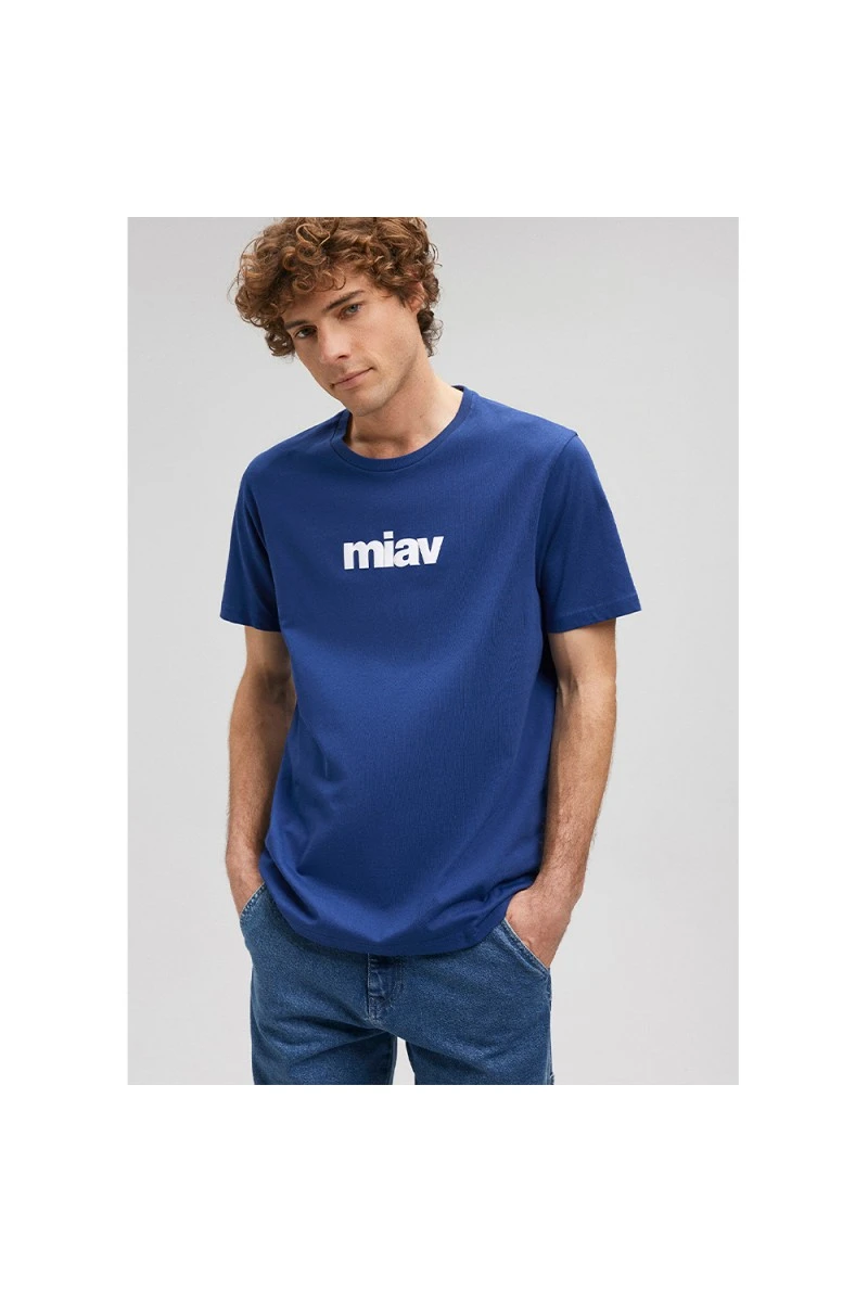 Mens T-shirt - Dark Blue - Miav