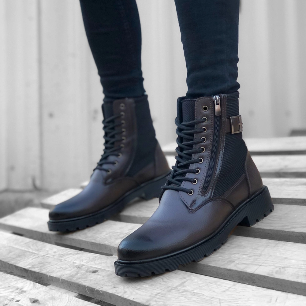 Mens Boots - Brown - 0218