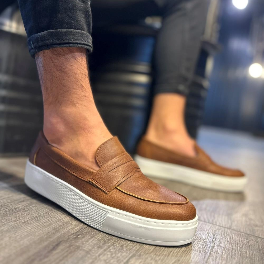 Mens Loafer - Tan - 400